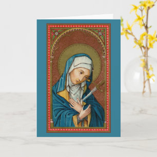 Mary as Mater Dolorosa (SAU20) Blank Greeting Card