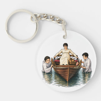 Mary Bennet's Ultimate Boat Ride  Key Ring