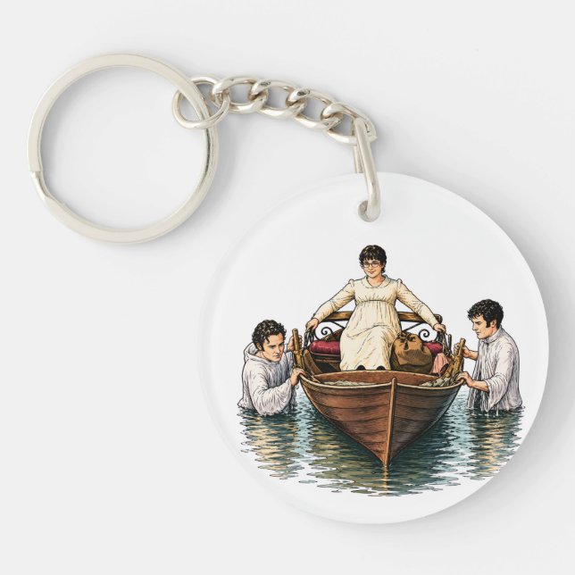 Mary Bennet's Ultimate Boat Ride  Key Ring (Front)