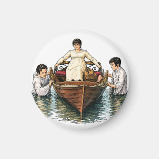 Mary Bennet's Ultimate Boat Ride  Magnet
