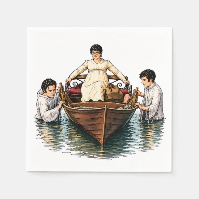 Mary Bennet's ultimate boat ride Napkin (Front)