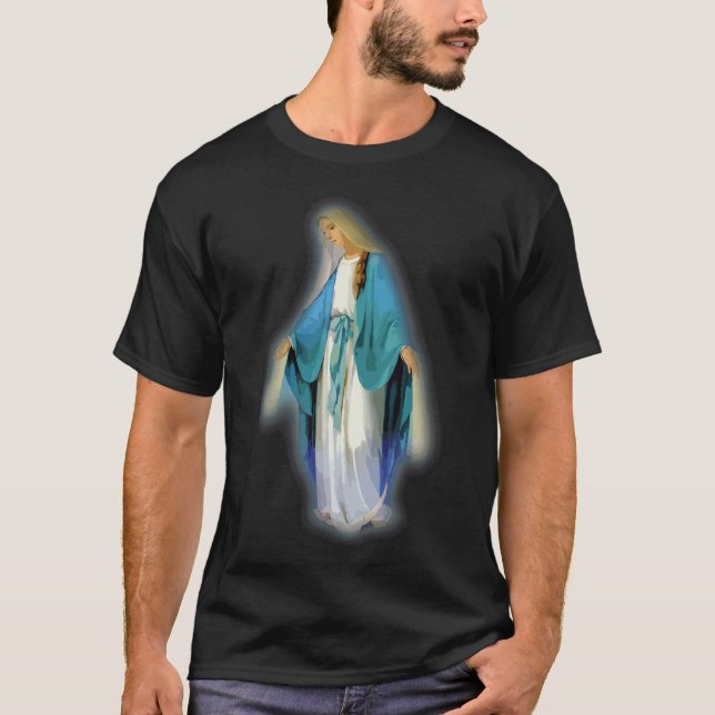 Mary, Blessed Mother Catholic T-Shirt (Front)