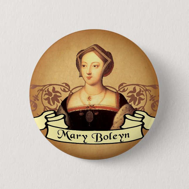 Mary Boleyn 6 Cm Round Badge (Front)