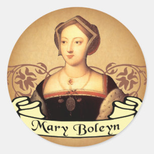 Mary Boleyn Classic Round Sticker