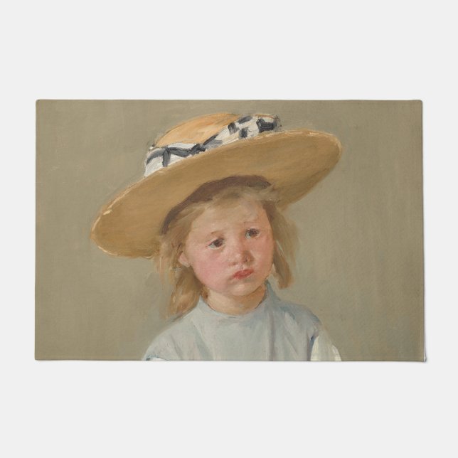 Mary Cassatt - Child in a Straw Hat Doormat (Front)