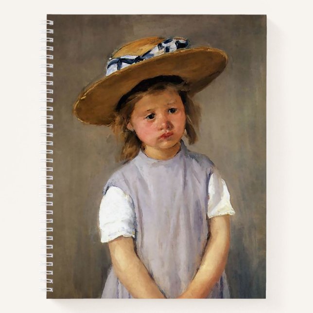 Mary Cassatt: Child in a Straw Hat Notebook (Front)