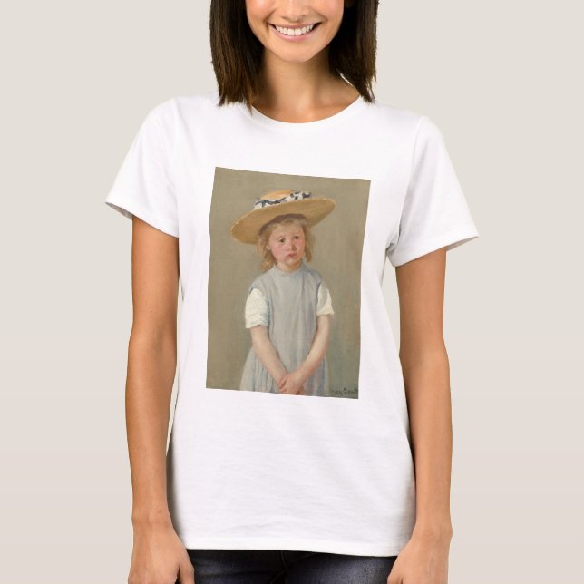 Mary Cassatt - Child in a Straw Hat T-Shirt (Front)