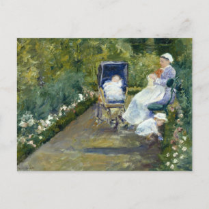 Mary Cassatt - Children in a Garden (The Nurse) Postcard