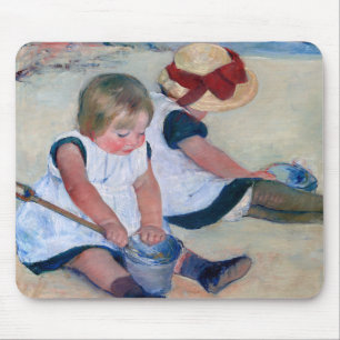 Mary Cassatt Children Playing on the Beach 1884 Mouse Pad