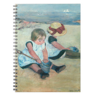 Mary Cassatt - Children Playing on the Beach Notebook