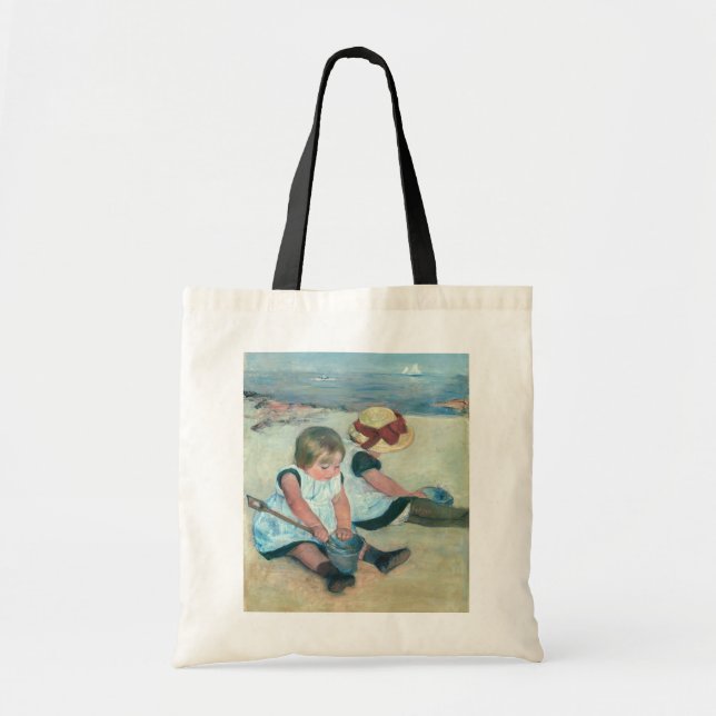 Mary Cassatt - Children Playing on the Beach Tote Bag (Front)