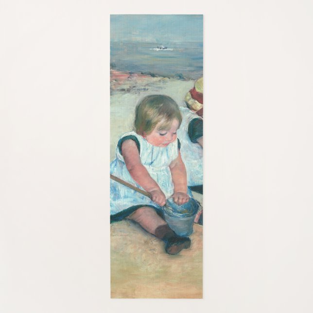 Mary Cassatt - Children Playing on the Beach Yoga Mat (Front)