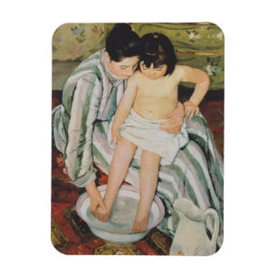 Mary Cassatt Child's Bath Painting Magnet