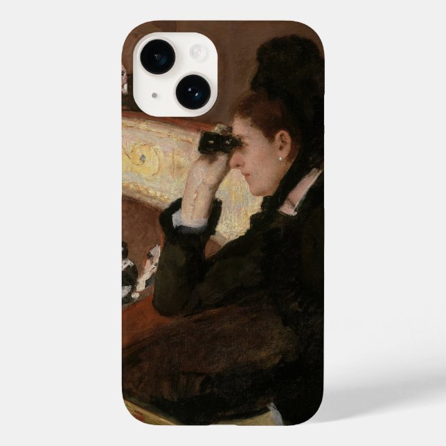 Mary Cassatt - In the Loge Case-Mate iPhone Case (Back)