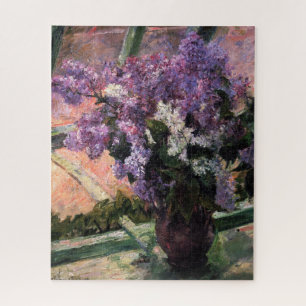 Mary Cassatt - Lilacs in a Window Jigsaw Puzzle