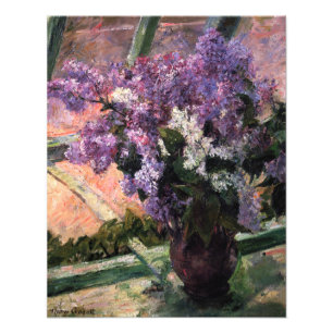 Mary Cassatt - Lilacs in a Window Photo Print