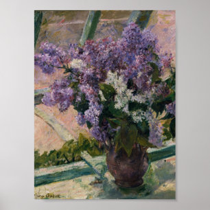 Mary Cassatt - Lilacs In A Window Poster