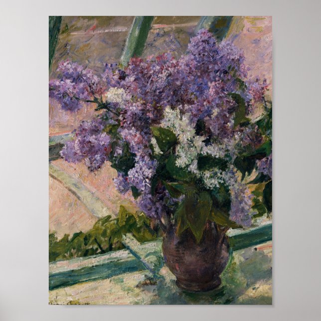 Mary Cassatt - Lilacs In A Window Poster (Front)