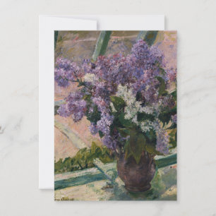 Mary Cassatt - Lilacs In A Window Thank You Card
