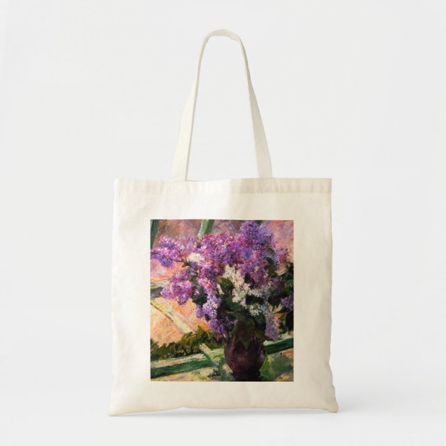 Mary Cassatt Lilacs Tote Bag (Front)