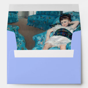 Mary Cassatt - Little Girl in a Blue Armchair Envelope
