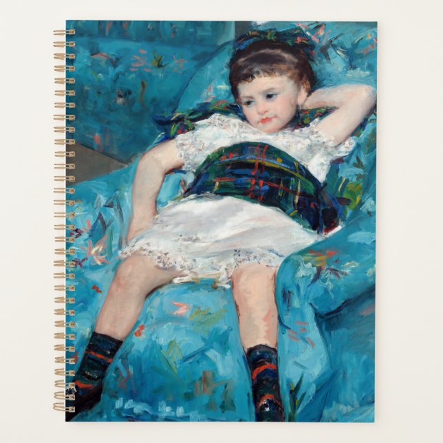 Mary Cassatt - Little Girl in a Blue Armchair Planner (Front)