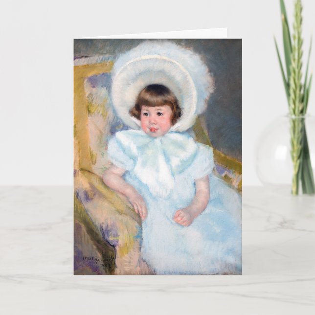 Mary Cassatt - Portrait Louise-Aurore Villeboeuf Card (Front)