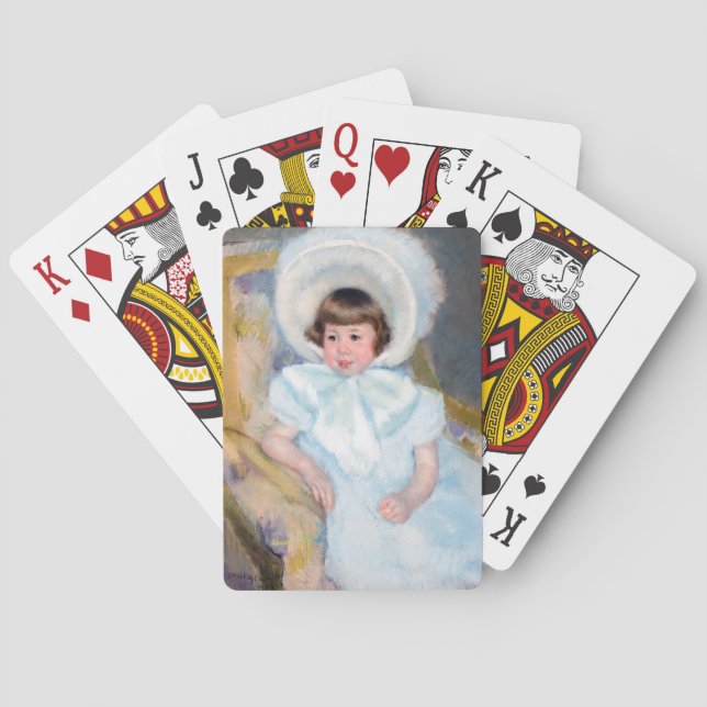Mary Cassatt - Portrait Louise-Aurore Villeboeuf Playing Cards (Back)