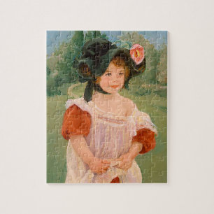 Mary Cassatt "Spring: Margot Standing in a Garden" Jigsaw Puzzle