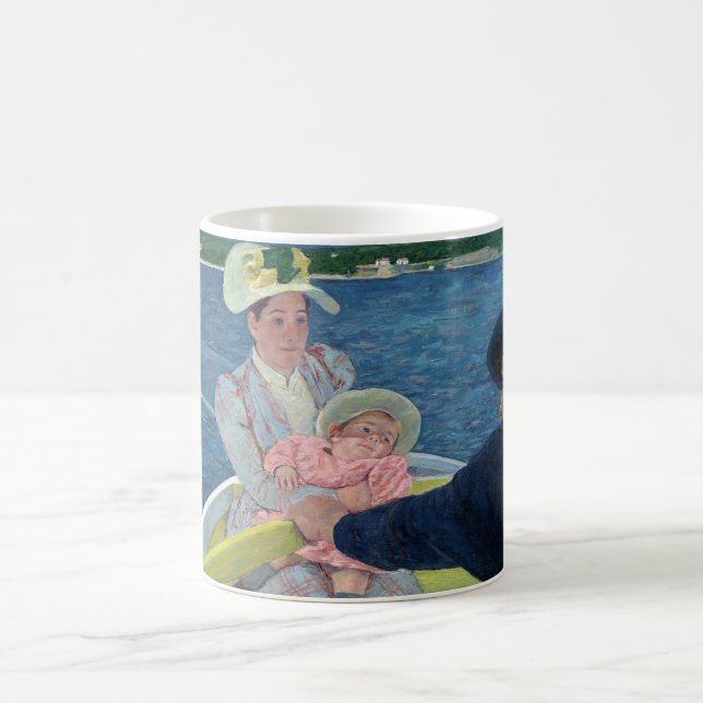 Mary Cassatt - The Boating Party Coffee Mug (Center)