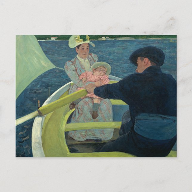 Mary Cassatt - The Boating Party Invitation Postcard (Front)