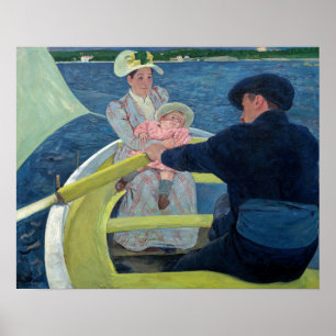 Mary Cassatt - The Boating Party Poster