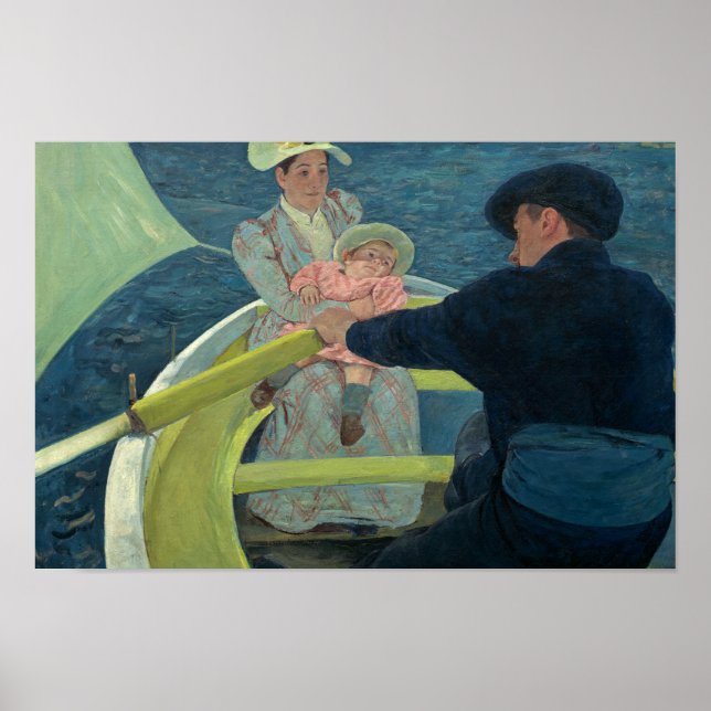 Mary Cassatt - The Boating Party Poster (Front)