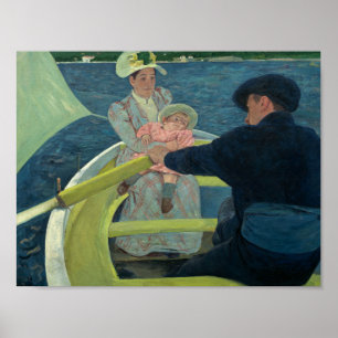 Mary Cassatt - The Boating Party Poster