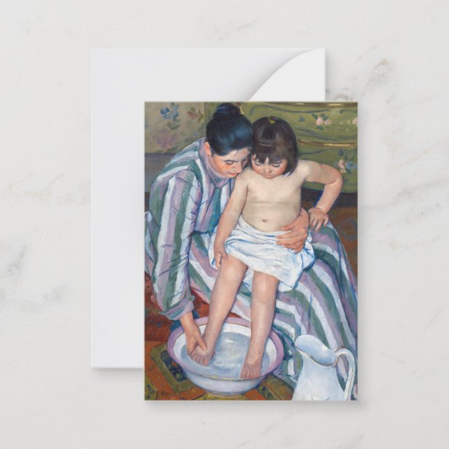 Mary Cassatt - The Child's Bath / The Bath Card (Front)