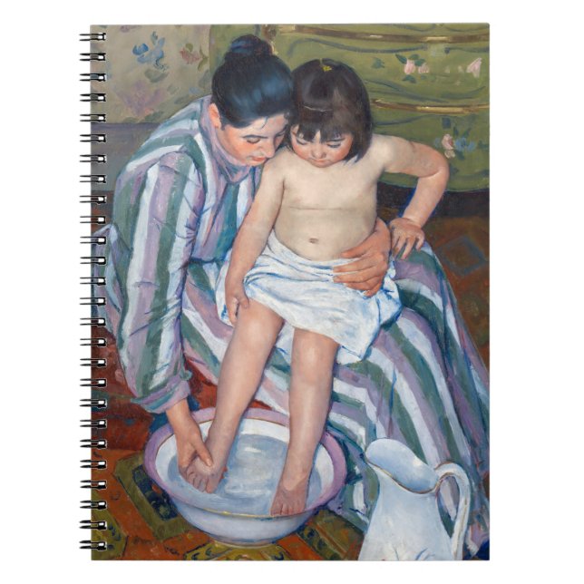 Mary Cassatt - The Child's Bath / The Bath Notebook (Front)