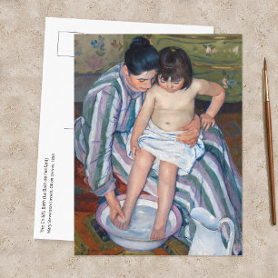 Mary Cassatt - The Child's Bath / The Bath Postcard