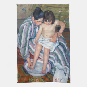 Mary Cassatt - The Child's Bath / The Bath Tea Towel