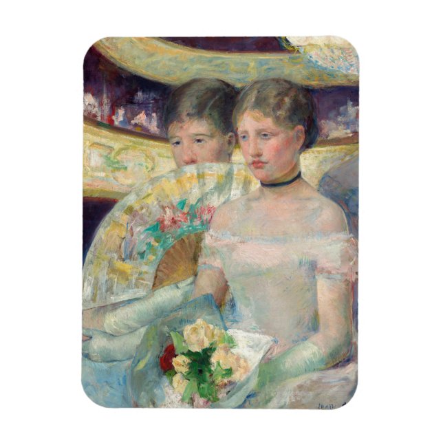 Mary Cassatt - The Loge Magnet (Vertical)