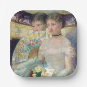 Mary Cassatt - The Loge Paper Plate