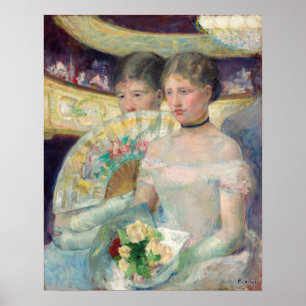 Mary Cassatt - The Loge Poster