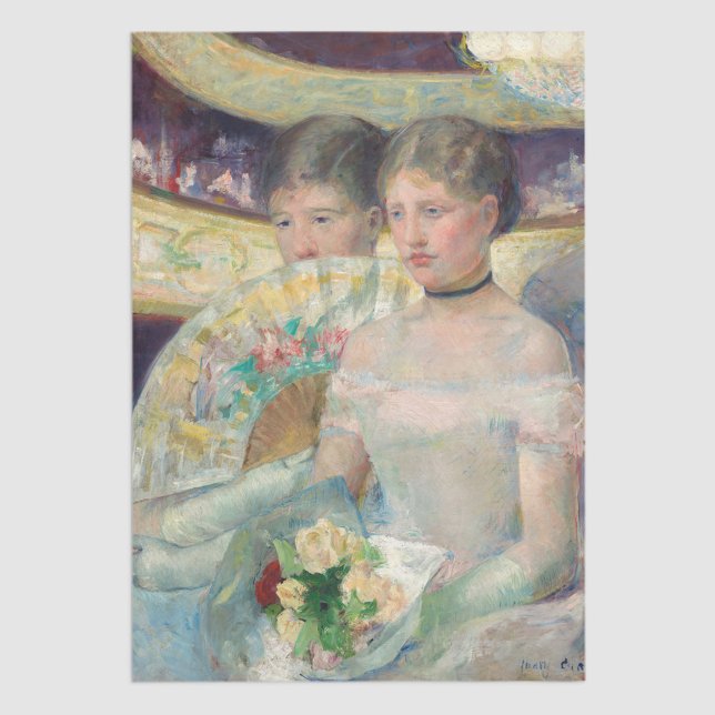 Mary Cassatt - The Loge Tissue Paper (Creator Uploaded)