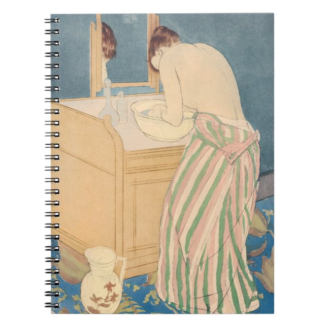 Mary Cassatt - Woman Bathing Notebook (Front)
