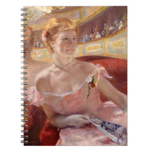 Mary Cassatt - Woman with Pearl Necklace in a Loge Notebook