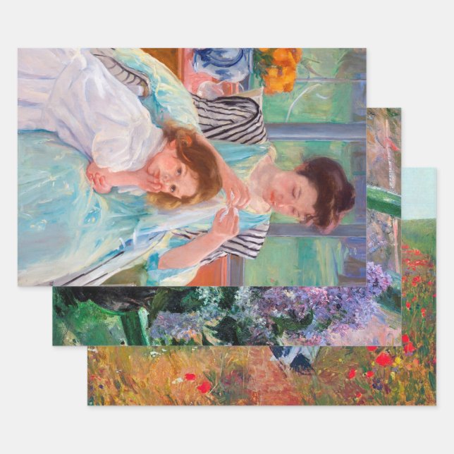 Mary Cassatt Wrapping Paper Sheet (Set)