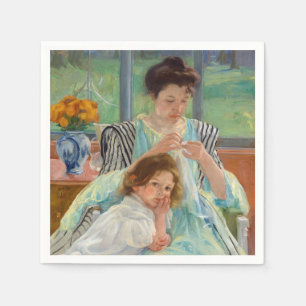 Mary Cassatt - Young Mother Sewing Napkin