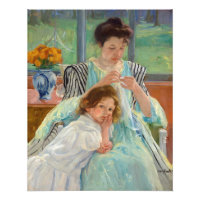 Mary Cassatt - Young Mother Sewing
