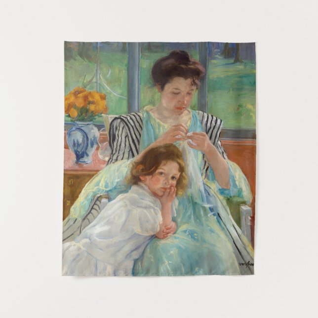 Mary Cassatt - Young Mother Sewing Tapestry (Front)