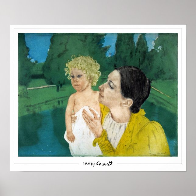 Mary Cassatt Zedign Art Poster #128 (Front)