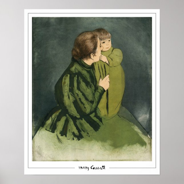 Mary Cassatt Zedign Art Poster #329 (Front)